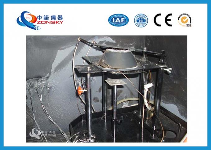 Chambre en plastique de cuisson de densité de fumée de finition avec la certification ISO565